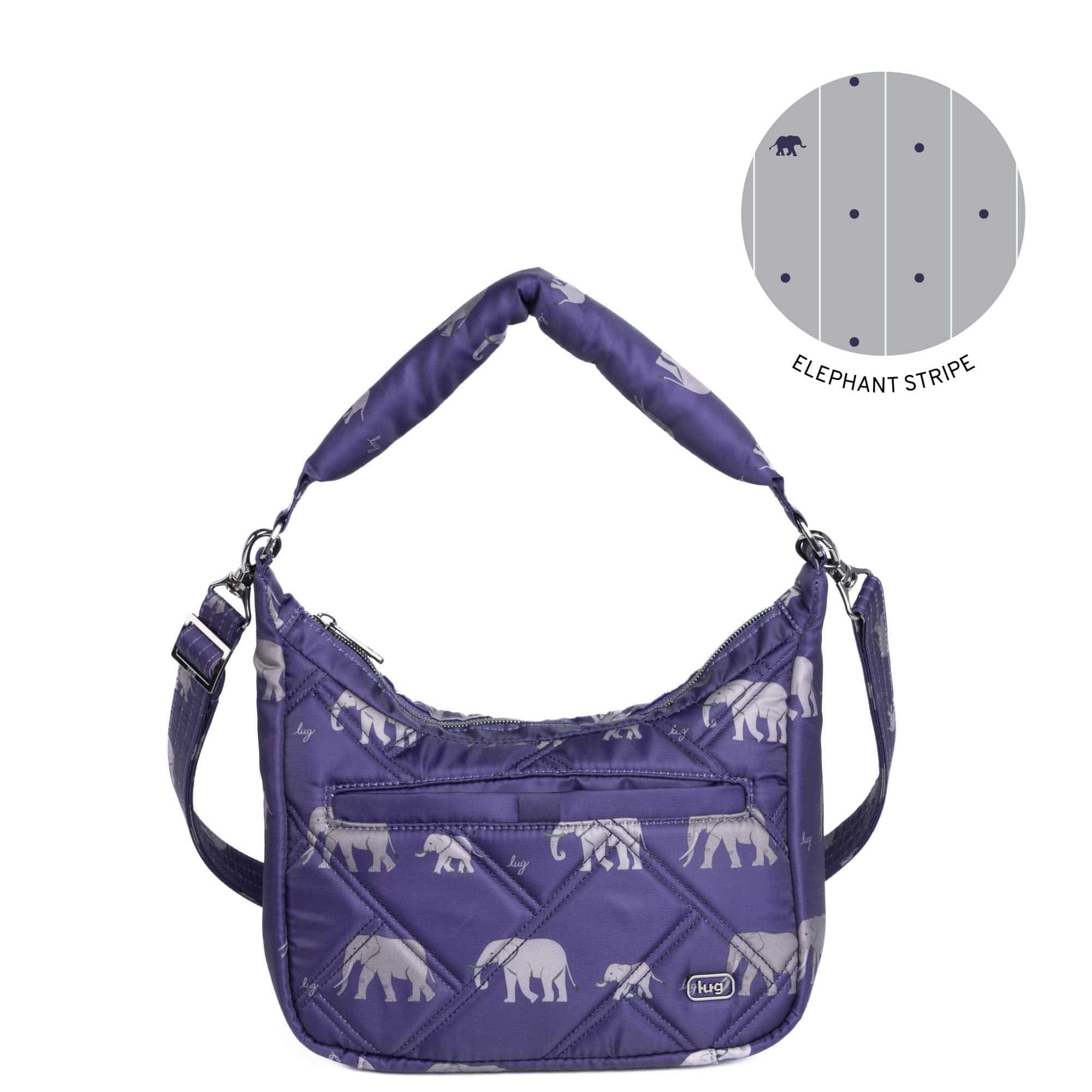 Scamper Convertible Crossbody with Shoulder Strap - ELEPHANT PURPLE - Scamper_ElephantPurple